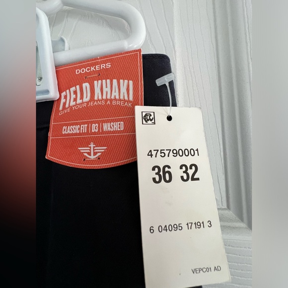 Men’s Docker Field Khaki Pants - Blue - Picture 3 of 10